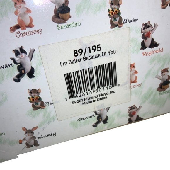 COPY - Fitz and Floyd Charming Tails I’m Butter Because of You Special Edition - Picture 12 of 14